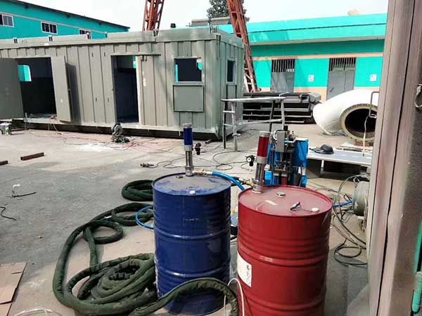 雷竞技全球总决赛首页箱体保温施工案例